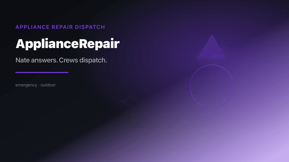 Appliance Repair Dispatch preview