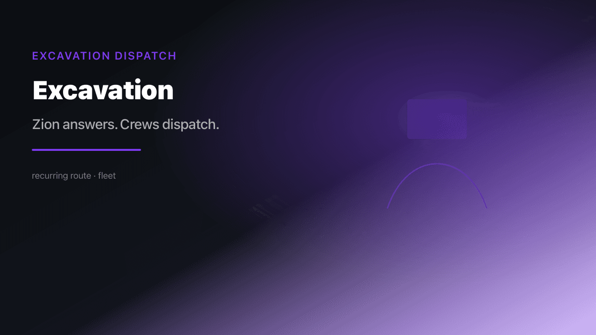 Excavation Dispatch preview