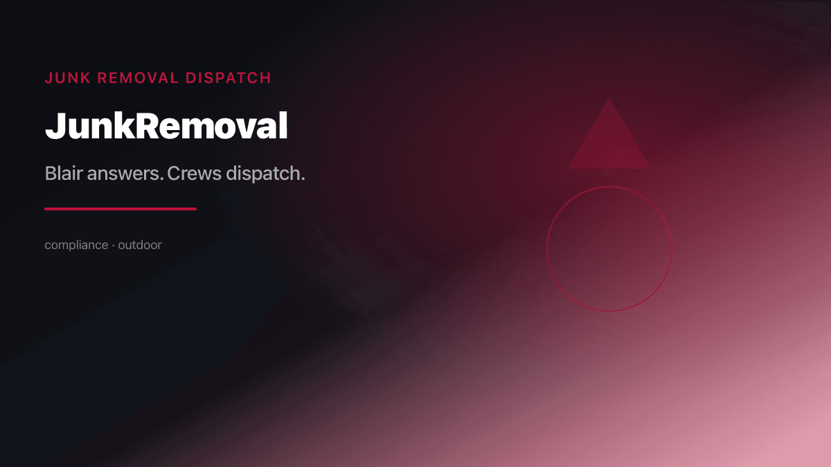 Junk Removal Dispatch preview
