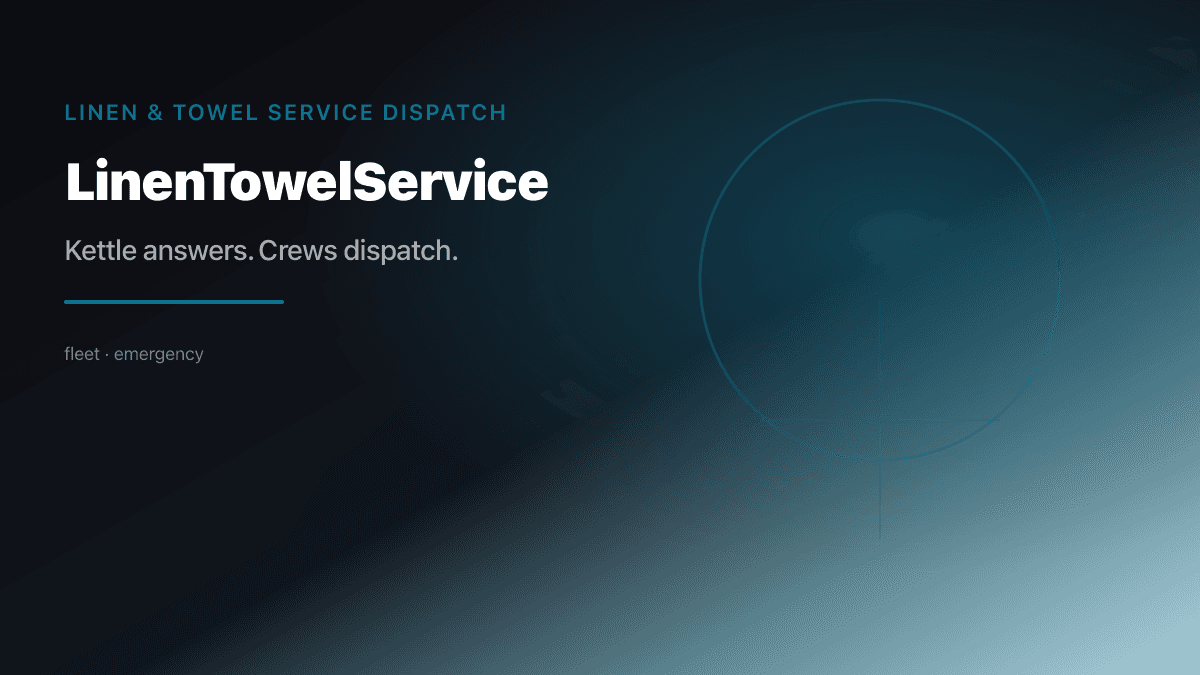 Linen Towel Service Dispatch preview