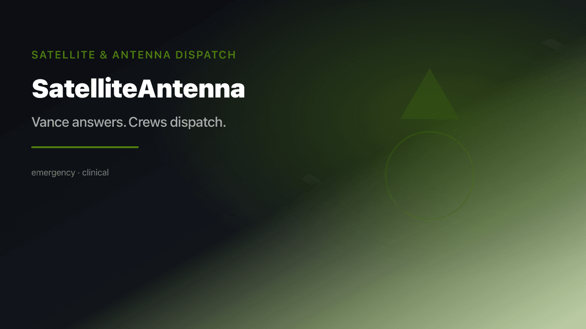 Satellite Antenna Dispatch preview