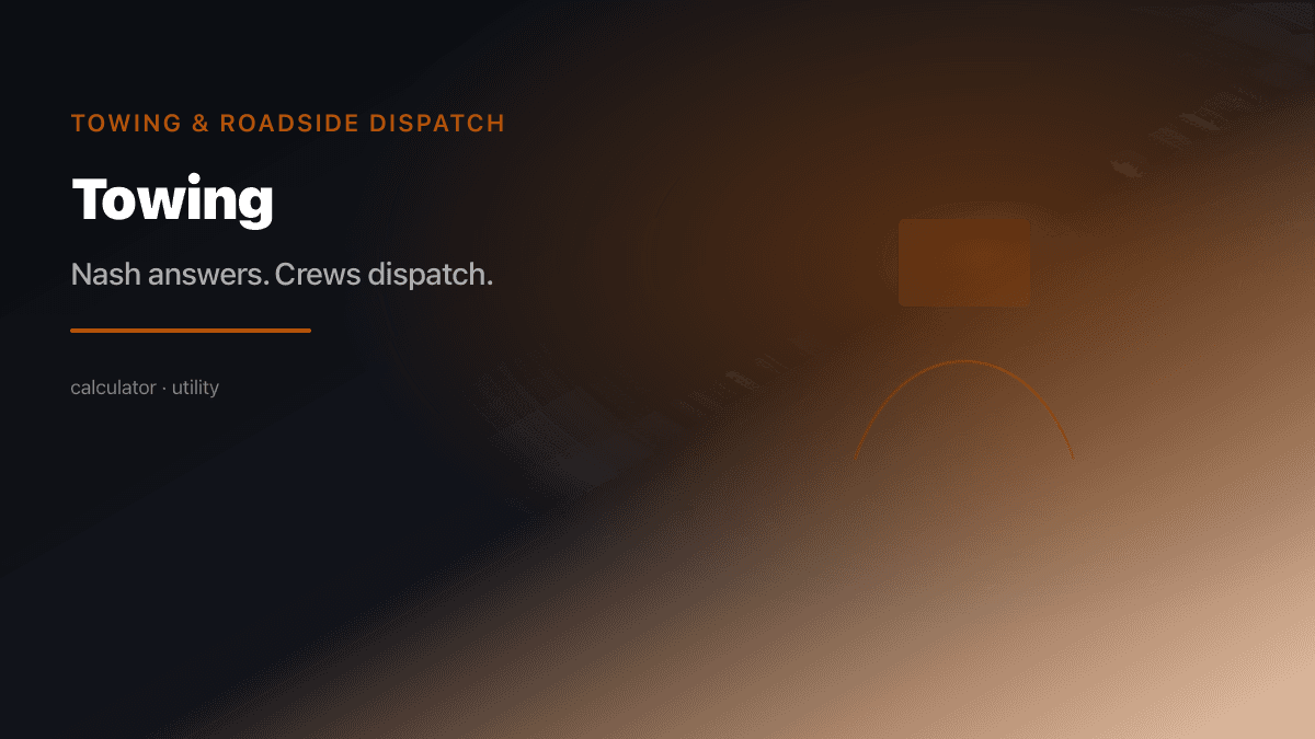 Towing Dispatch preview