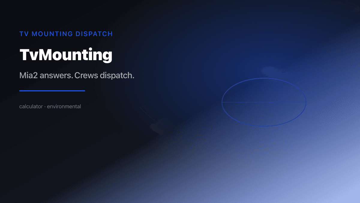 Tv Mounting Dispatch preview